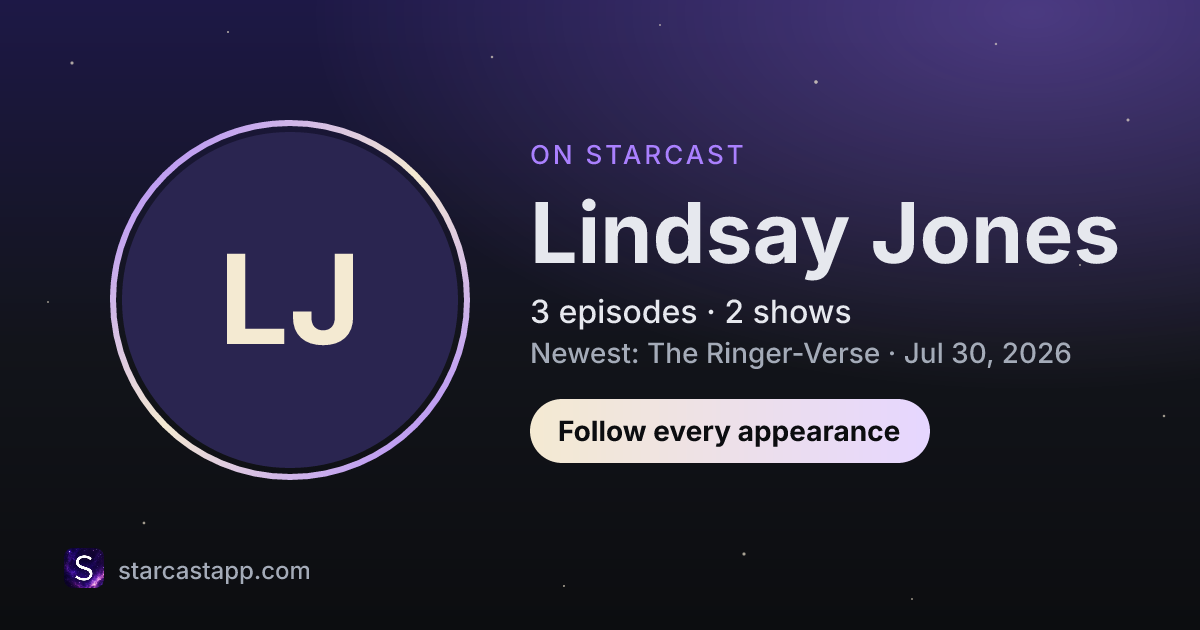 The preview card for Lindsay Jones