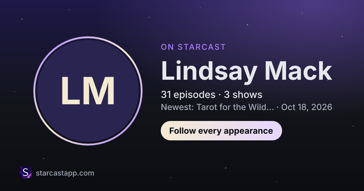 The preview card for Lindsay Mack