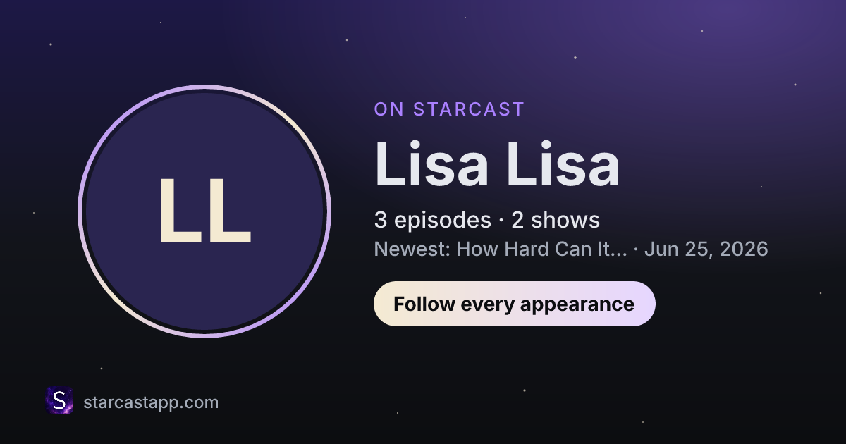 The preview card for Lisa Lisa