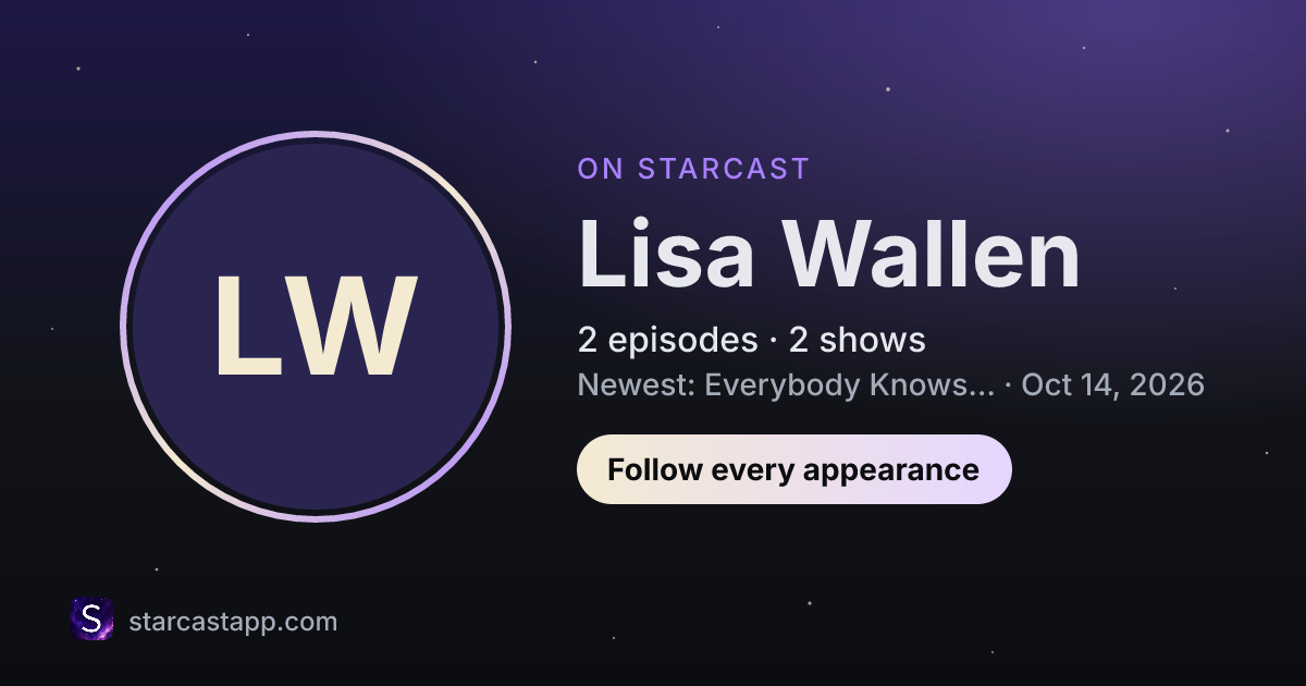 The preview card for Lisa Wallen