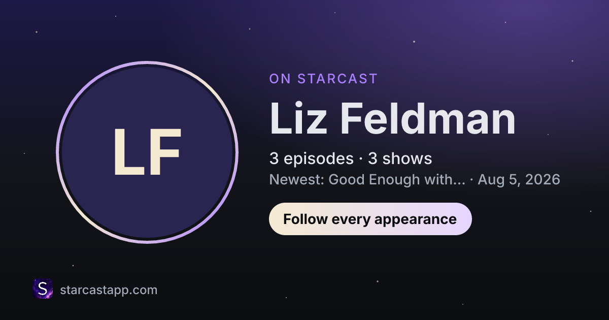 The preview card for Liz Feldman