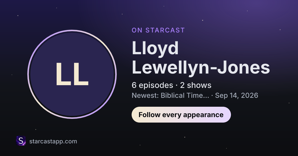 The preview card for Lloyd Lewellyn-Jones