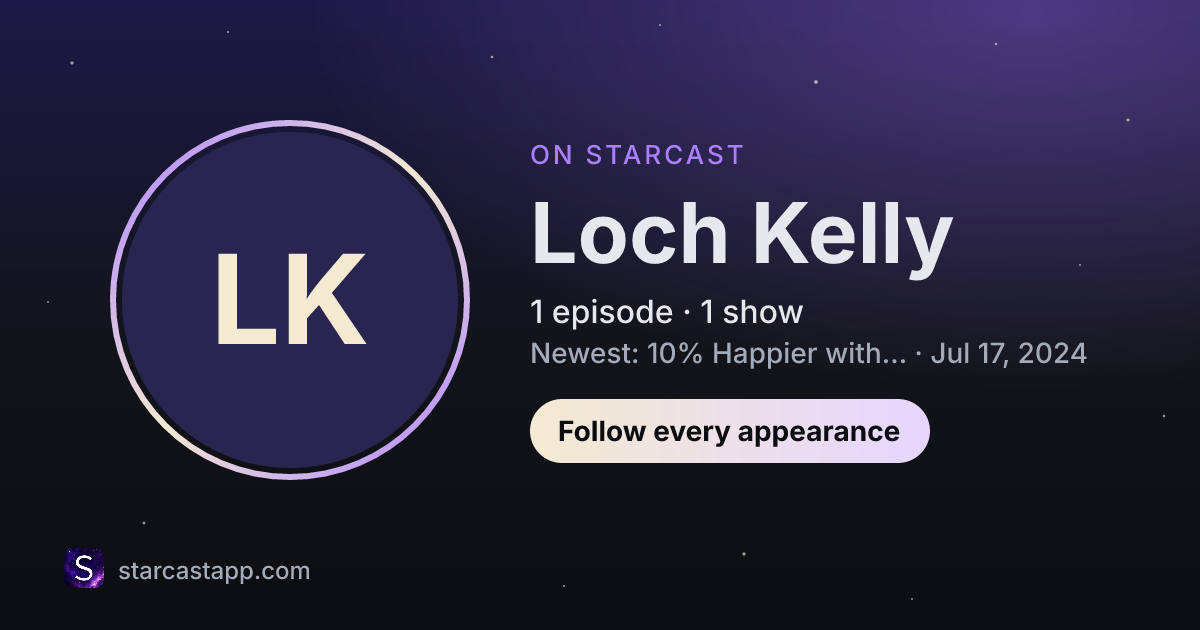 The preview card for Loch Kelly