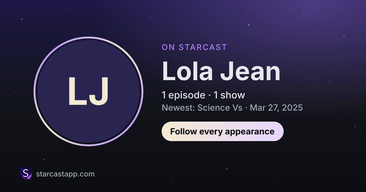 The preview card for Lola Jean