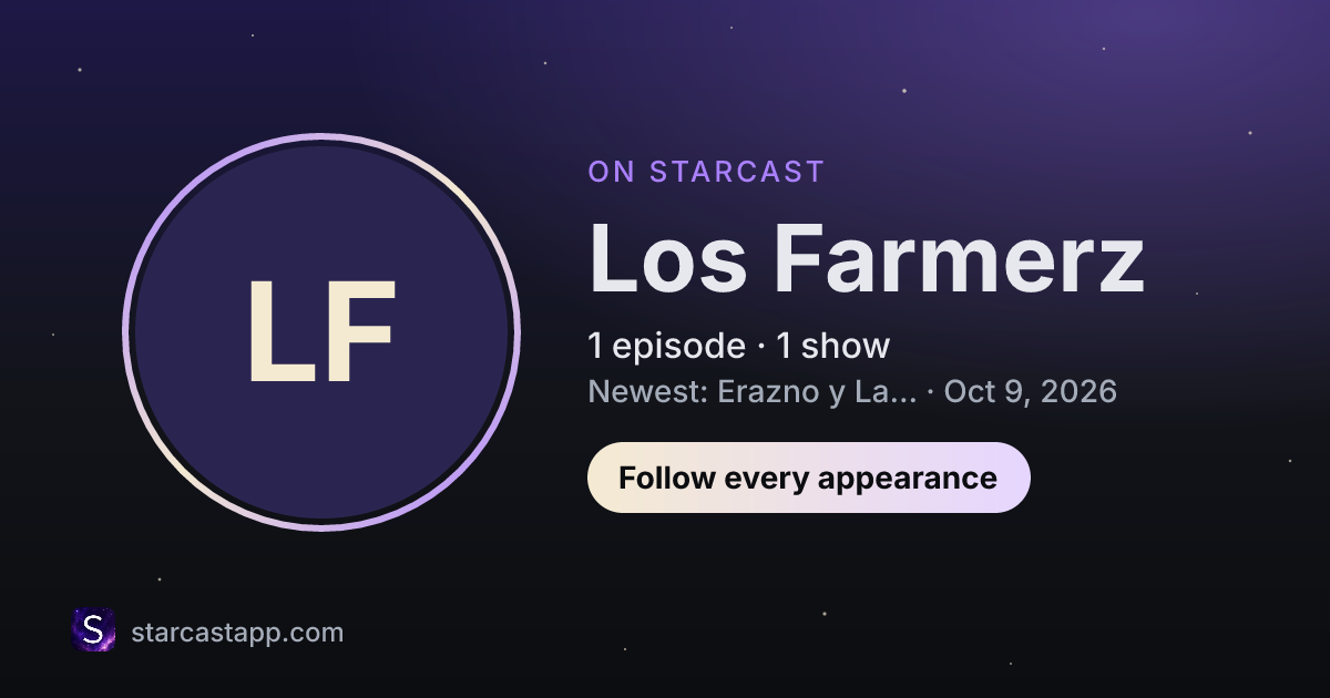 The preview card for Los Farmerz