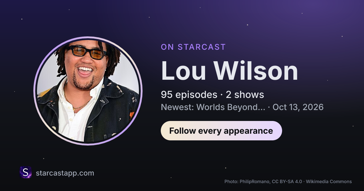 The preview card for Lou Wilson