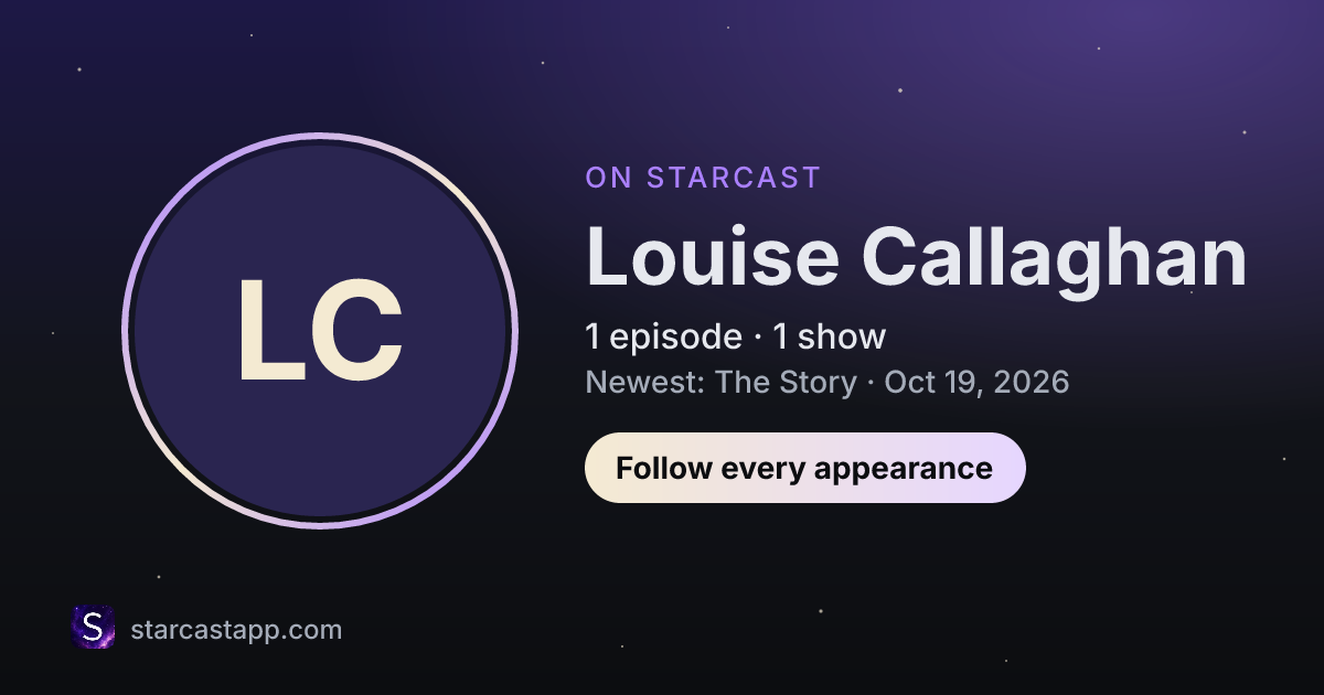 The preview card for Louise Callaghan