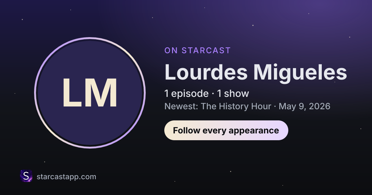 The preview card for Lourdes Migueles
