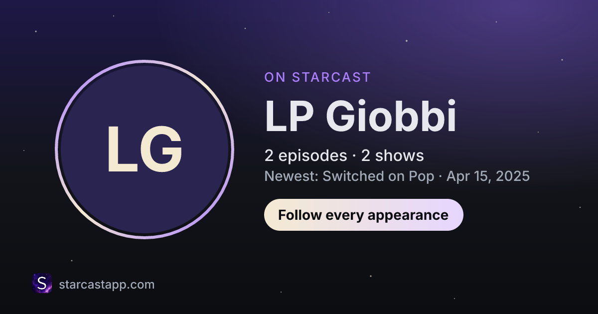 The preview card for LP Giobbi