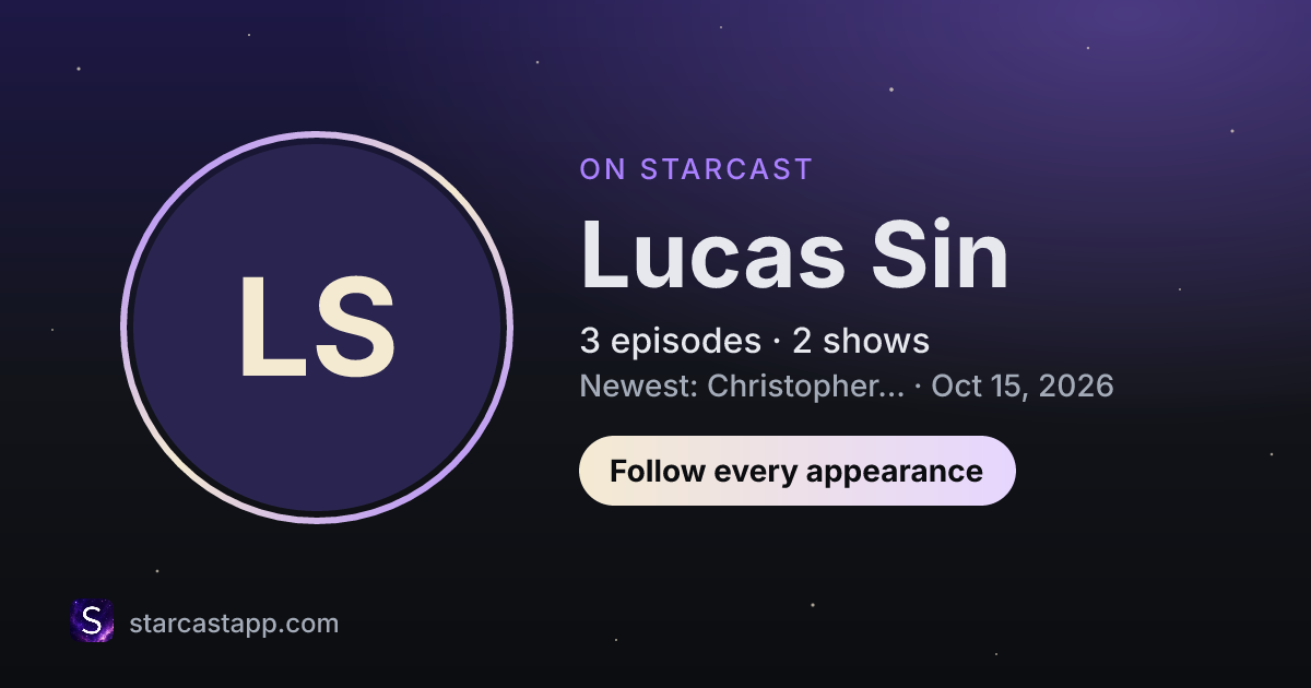 The preview card for Lucas Sin