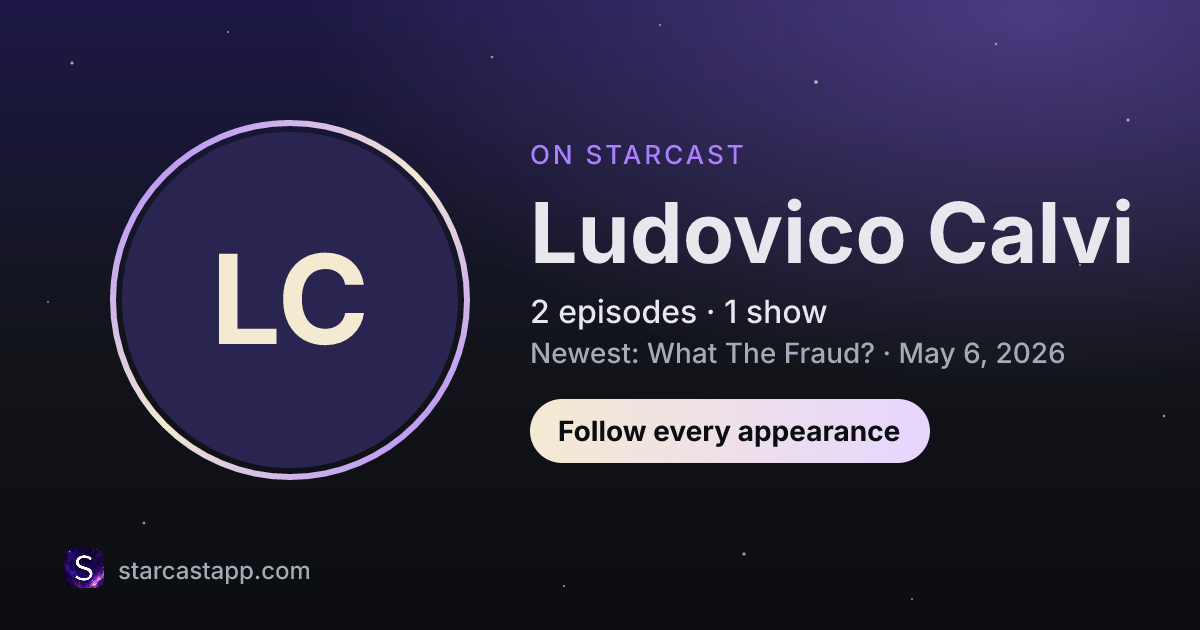 The preview card for Ludovico Calvi