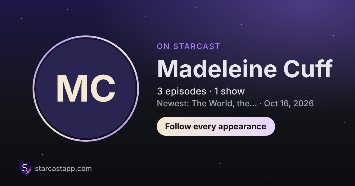 The preview card for Madeleine Cuff