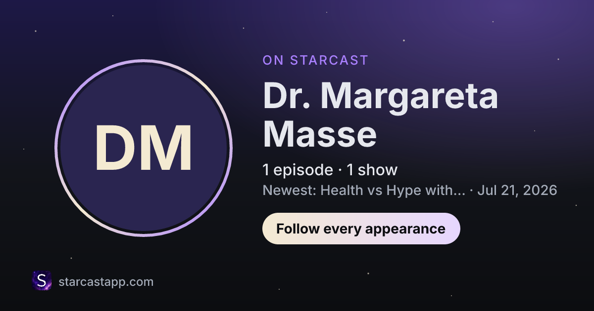 The preview card for Dr. Margareta Masse