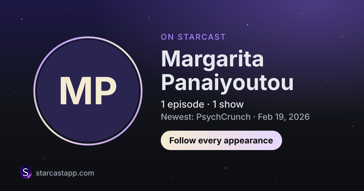 The preview card for Margarita Panaiyoutou