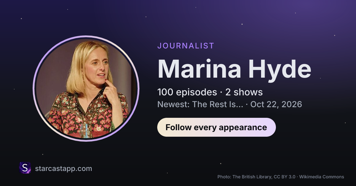 The preview card for Marina Hyde