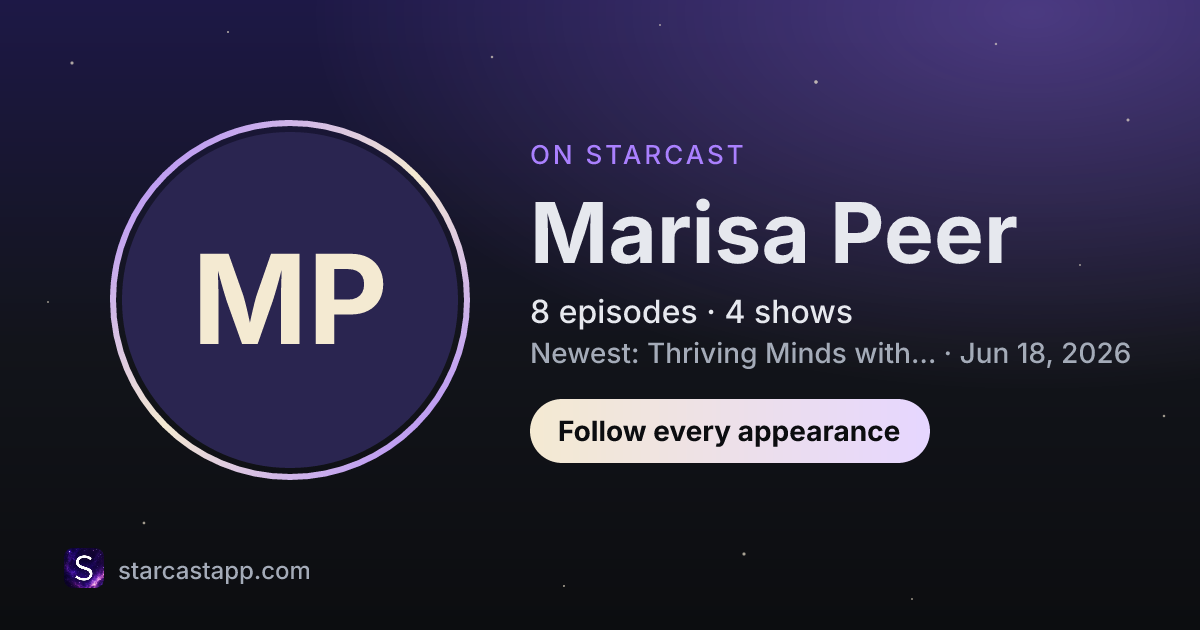 The preview card for Marisa Peer