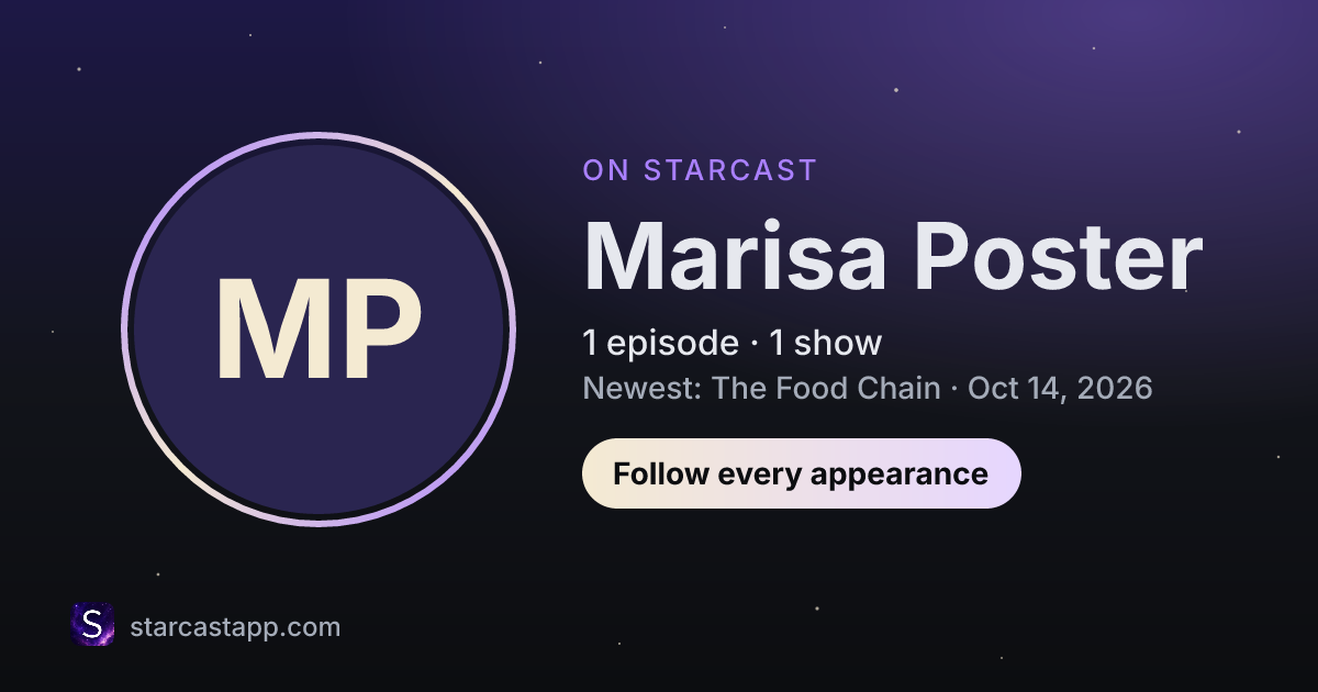 The preview card for Marisa Poster