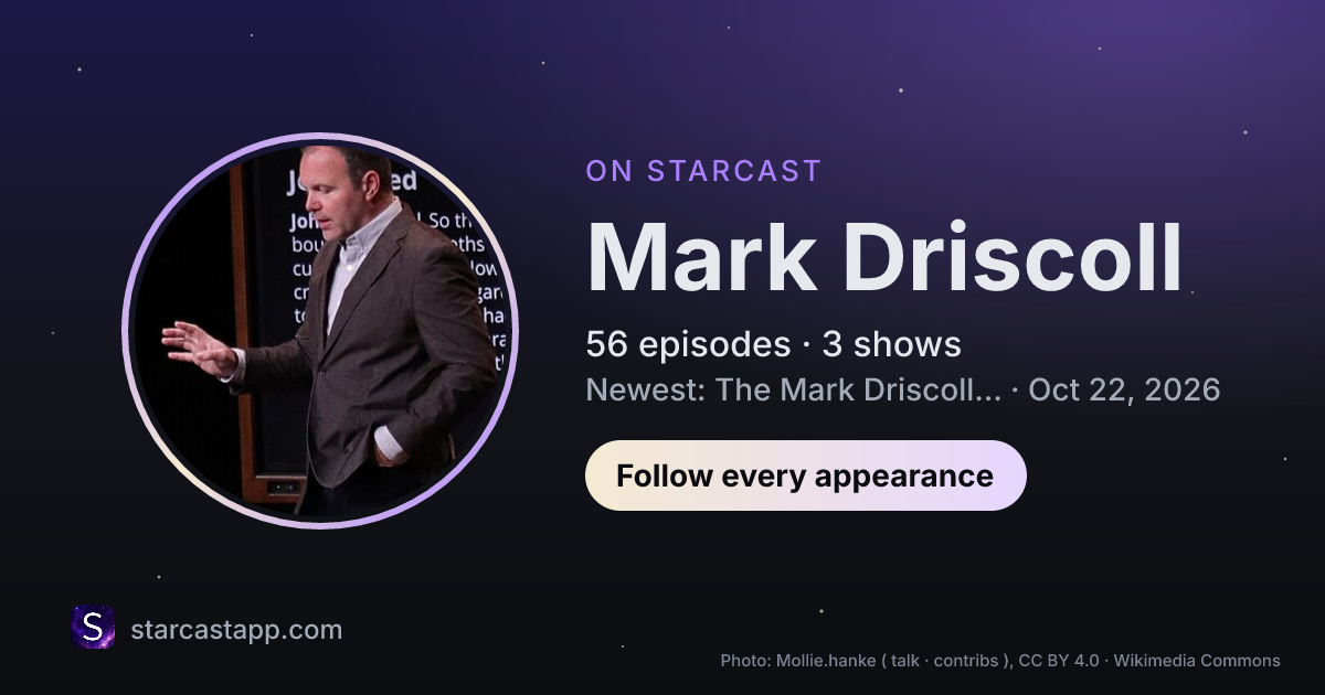 The preview card for Mark Driscoll