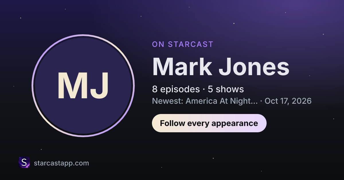 The preview card for Mark Jones