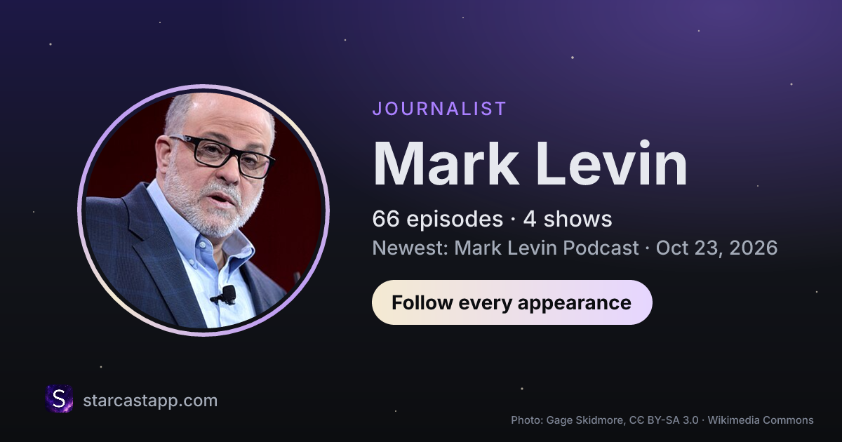 The preview card for Mark Levin
