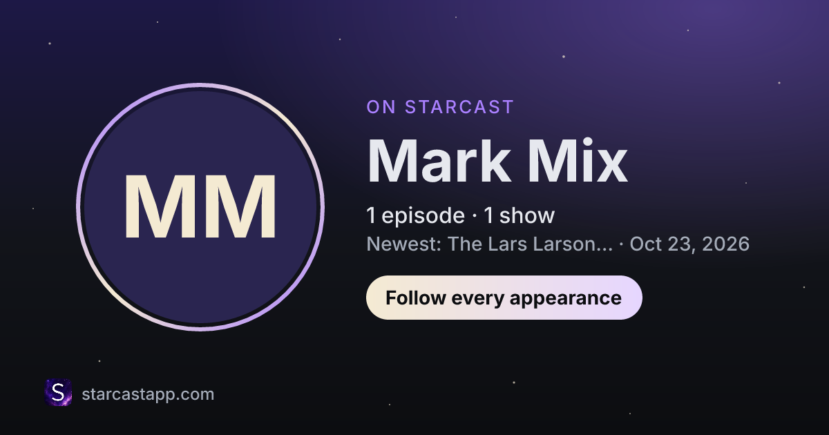 The preview card for Mark Mix