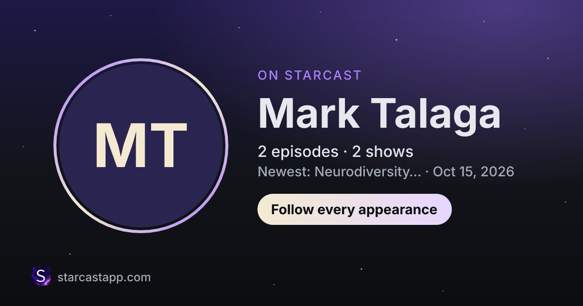 The preview card for Mark Talaga