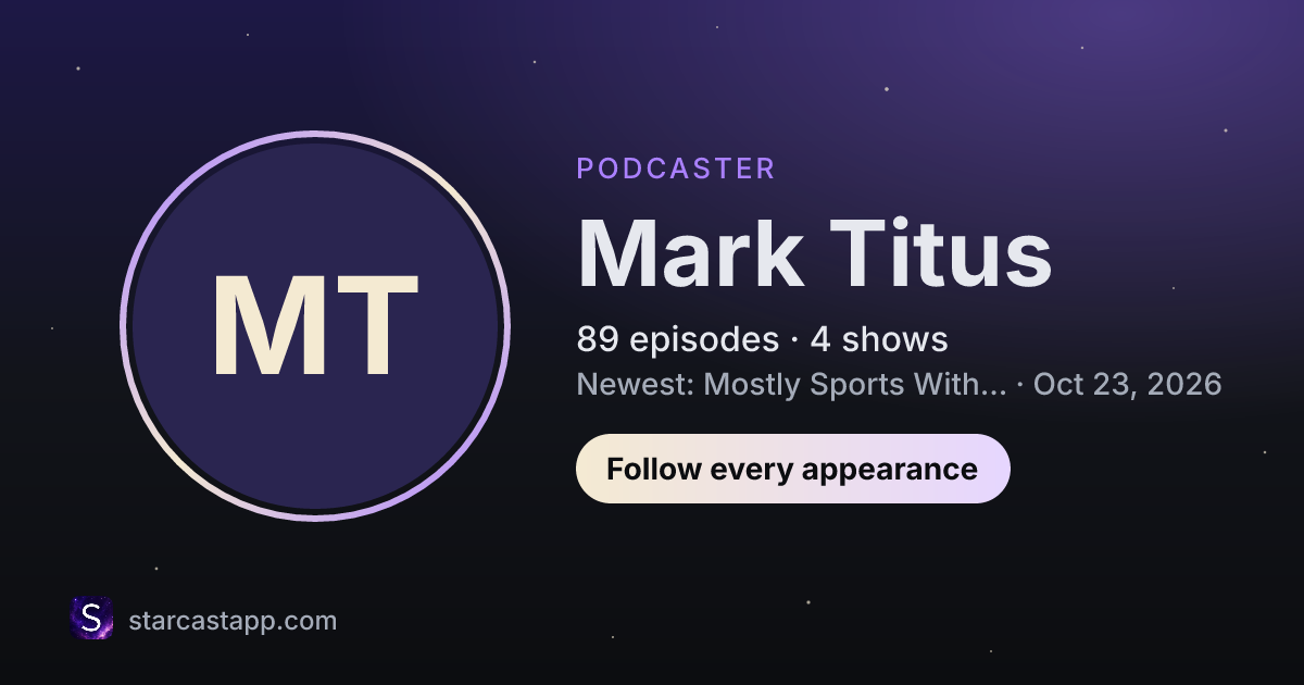 The preview card for Mark Titus