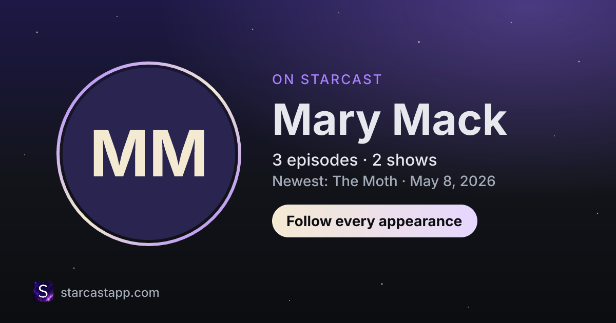 The preview card for Mary Mack