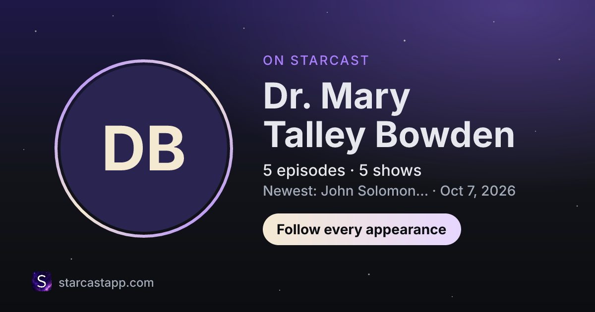 The preview card for Dr. Mary Talley Bowden
