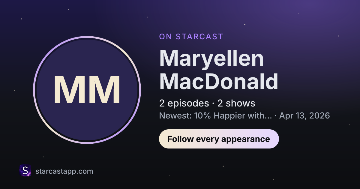 The preview card for Maryellen MacDonald