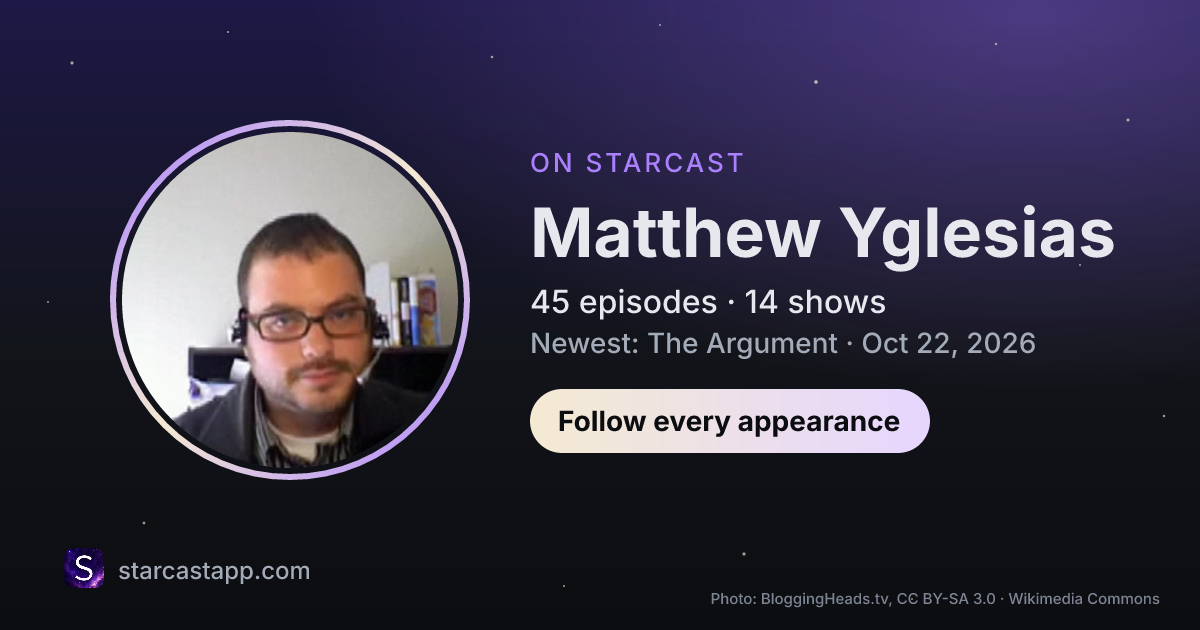 The preview card for Matthew Yglesias
