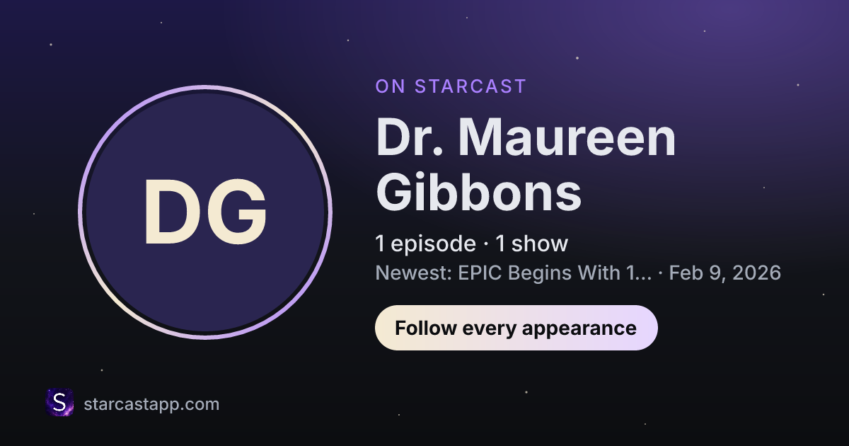 The preview card for Dr. Maureen Gibbons