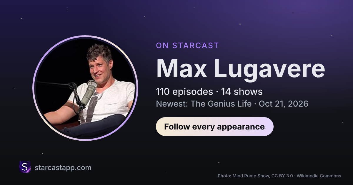 The preview card for Max Lugavere