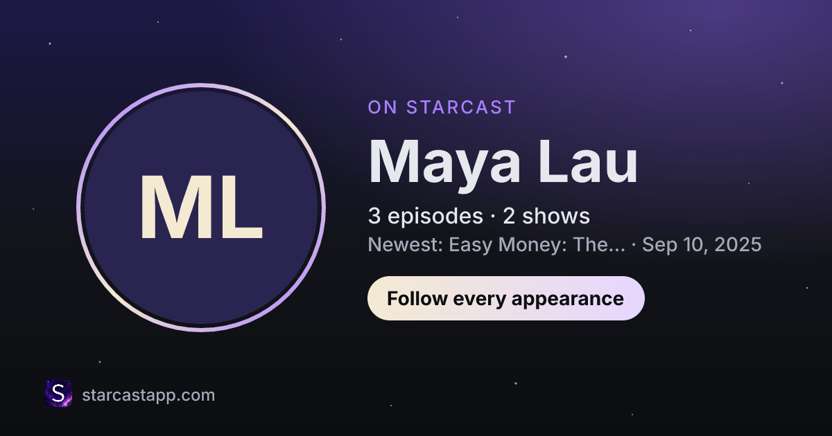 The preview card for Maya Lau