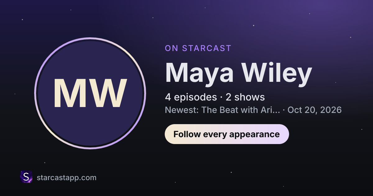 The preview card for Maya Wiley
