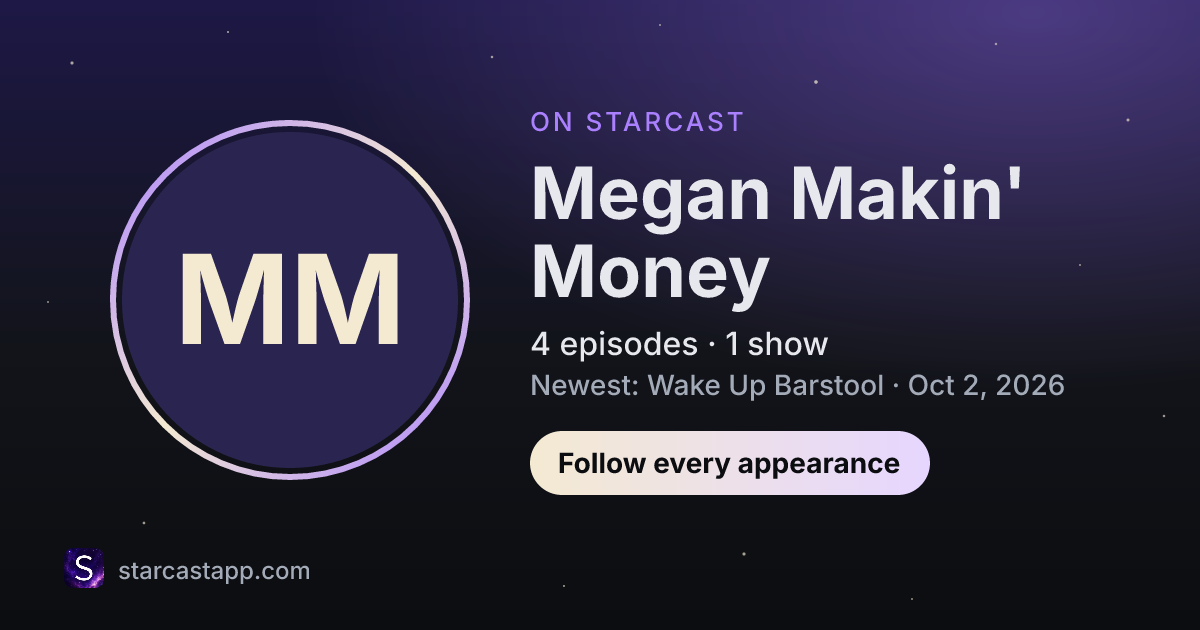 The preview card for Megan Makin' Money