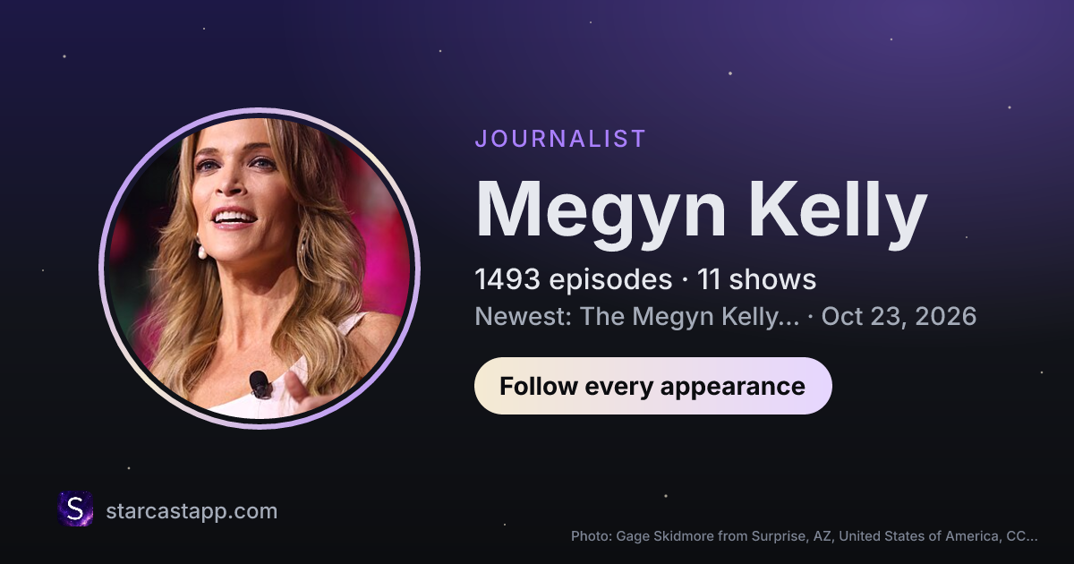 The preview card for Megyn Kelly