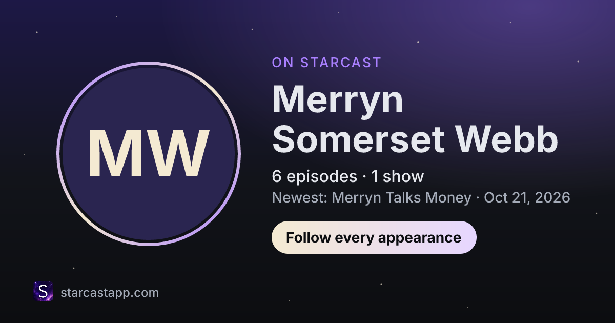 The preview card for Merryn Somerset Webb