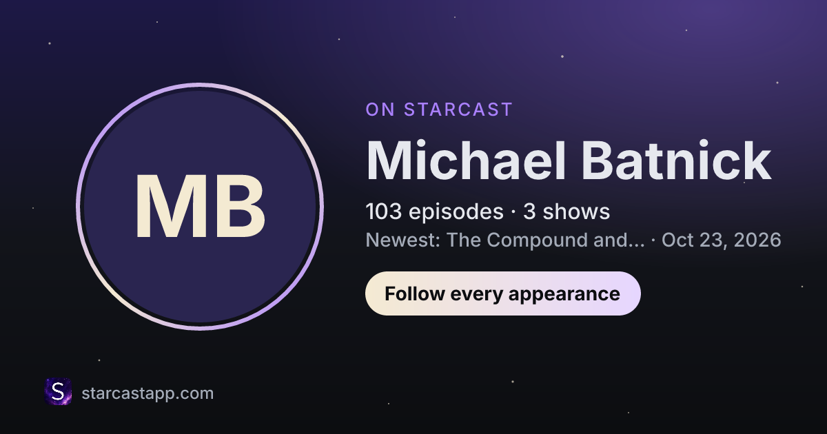 The preview card for Michael Batnick