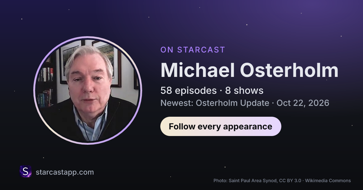 The preview card for Michael Osterholm