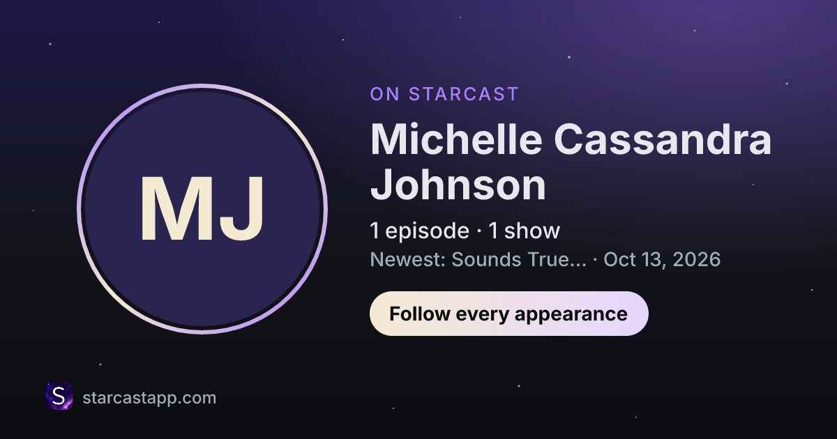 The preview card for Michelle Cassandra Johnson