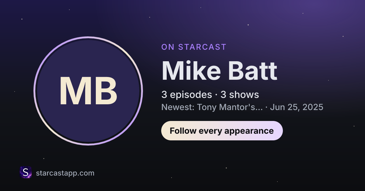 The preview card for Mike Batt
