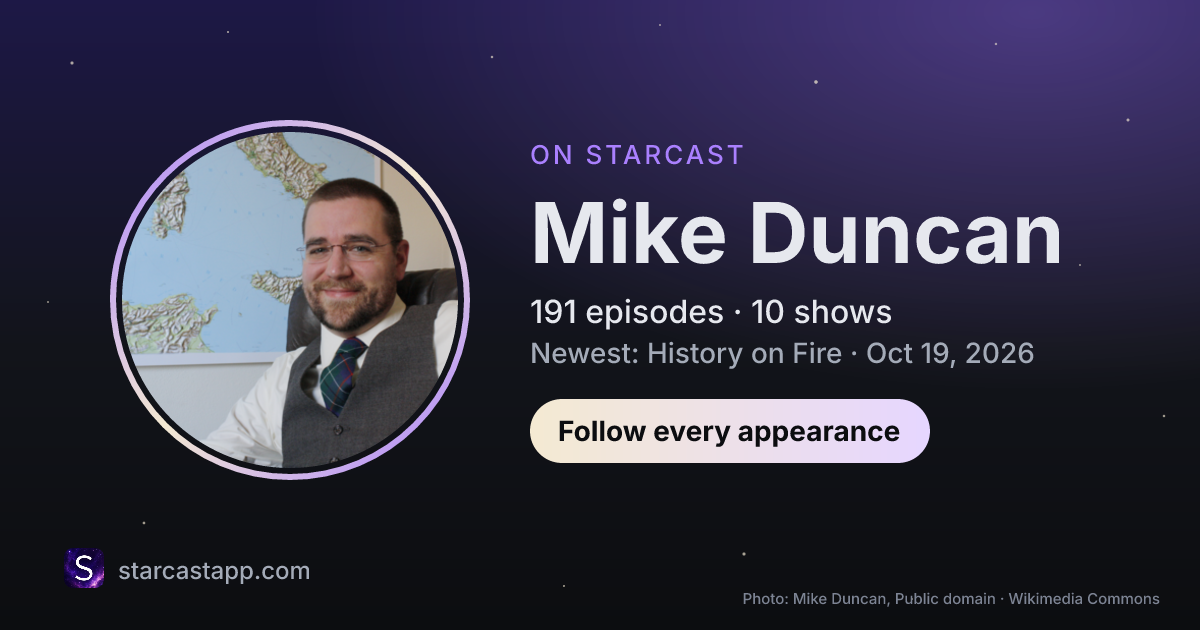 The preview card for Mike Duncan