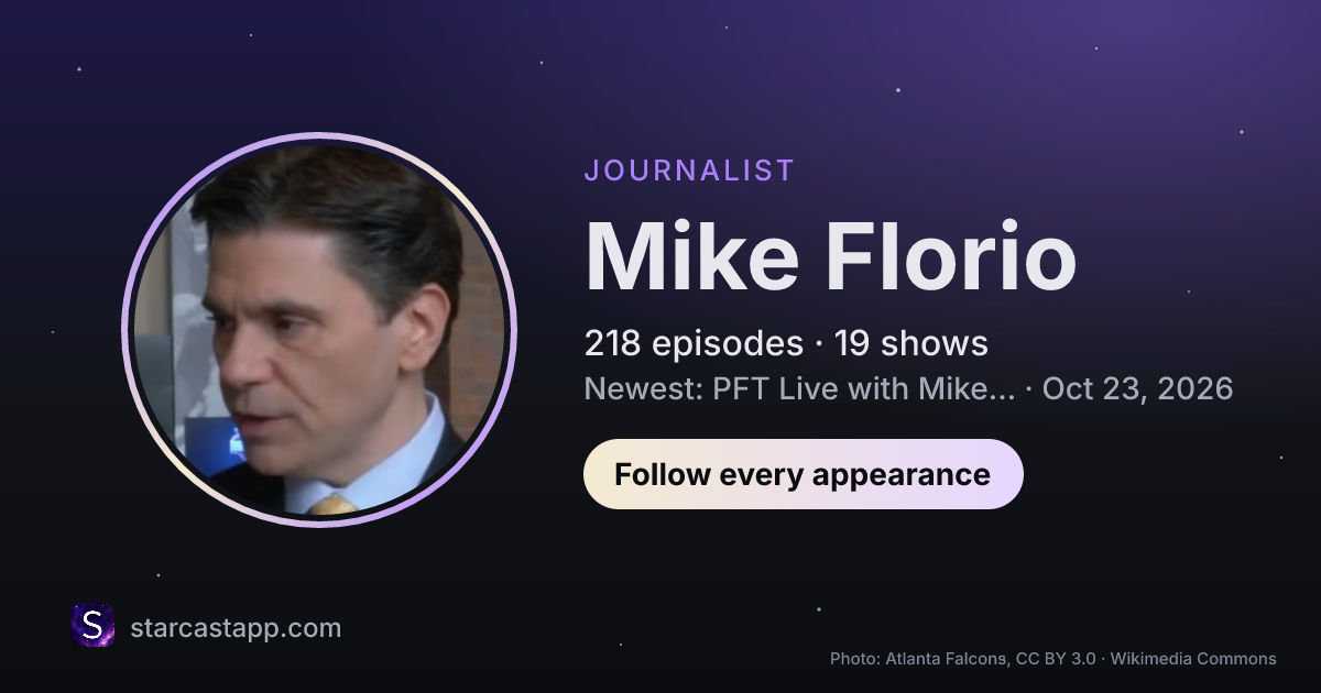 The preview card for Mike Florio