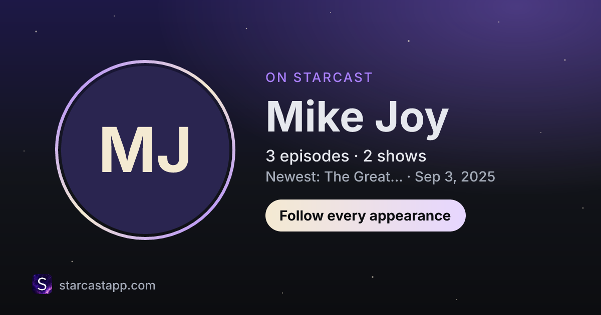 The preview card for Mike Joy