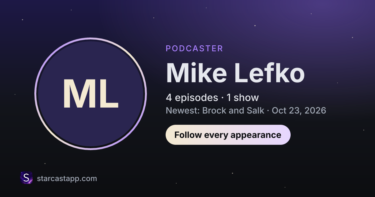 The preview card for Mike Lefko