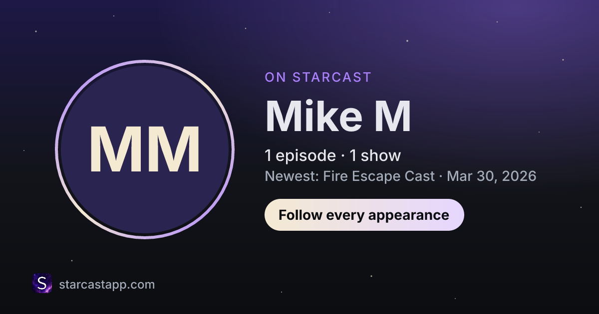The preview card for Mike M