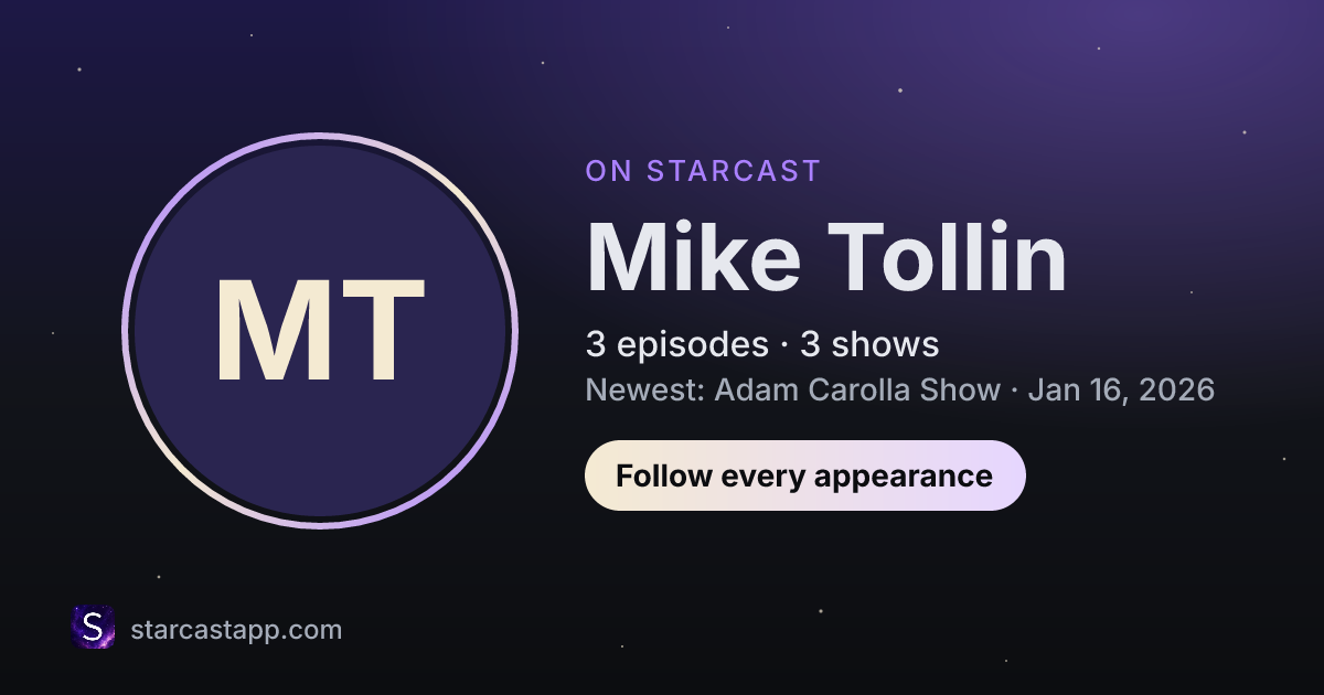 The preview card for Mike Tollin