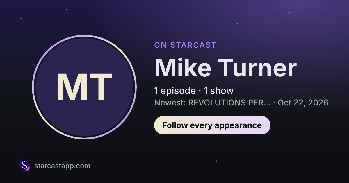 The preview card for Mike Turner