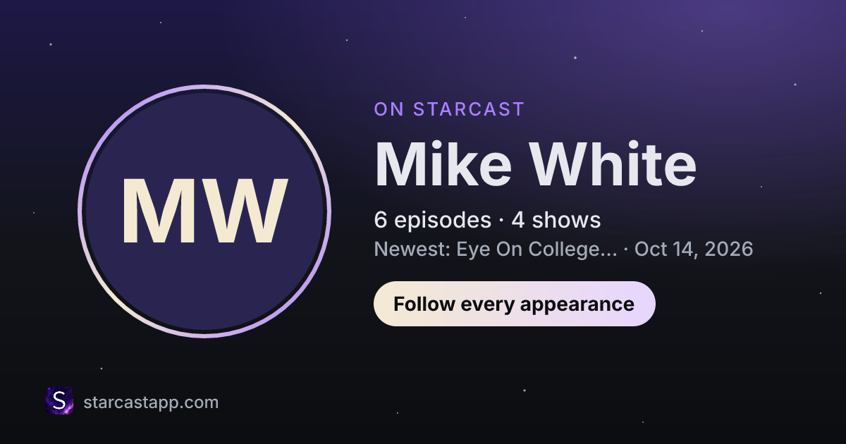 The preview card for Mike White
